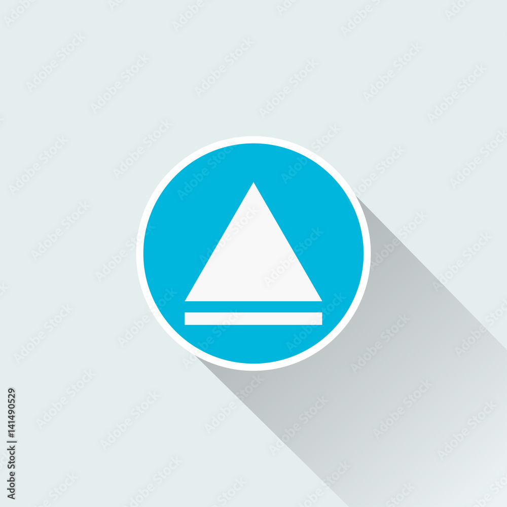flat triangle icon flat triangle icon