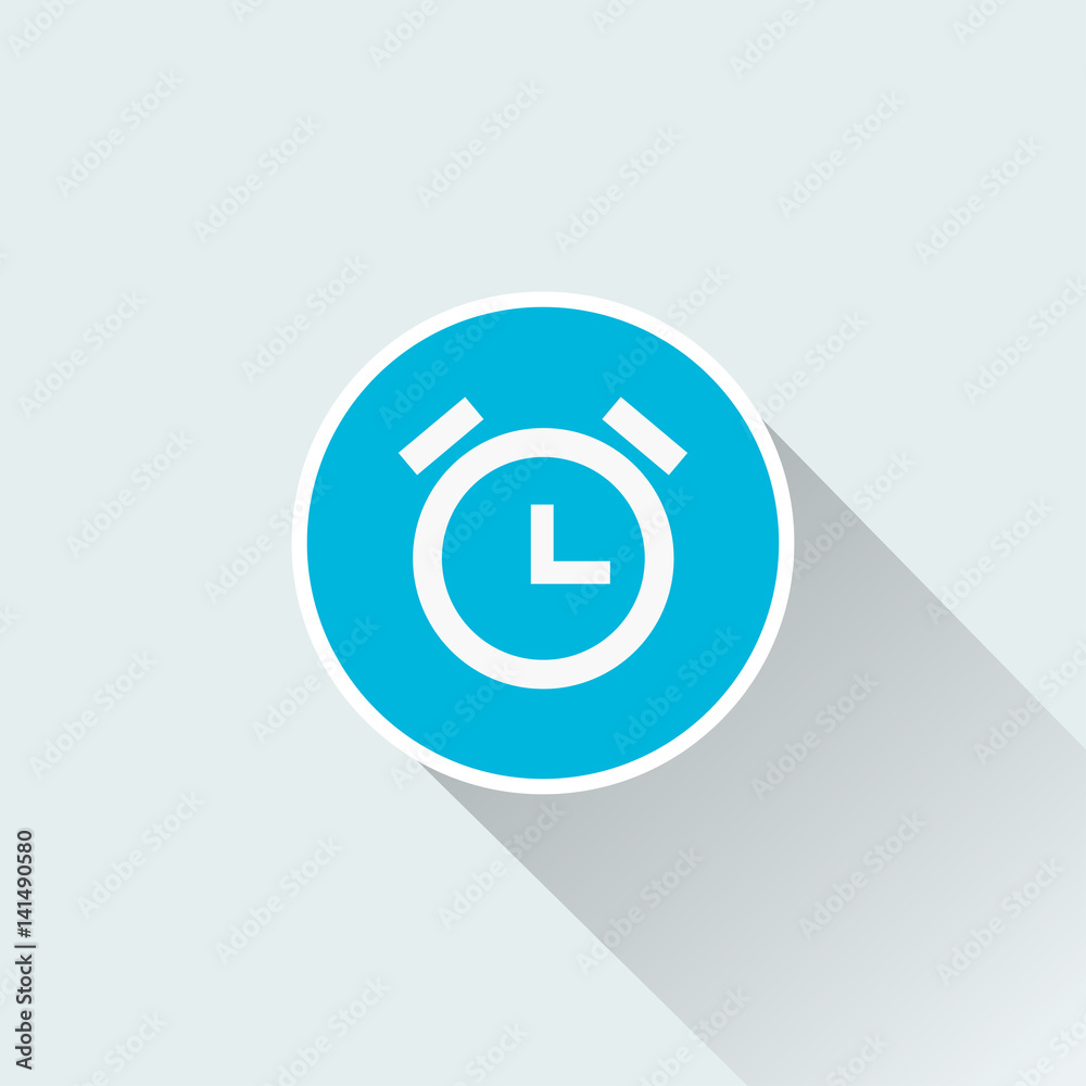 flat alarm clock icon flat alarm clock icon