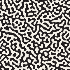 Fototapete Organische Formen Schwarz-Weiße Grunge Flecken Textur  © Samolevsky