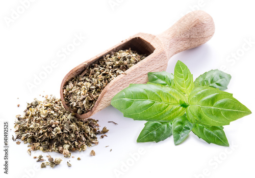 Balis herbs. Isolated on a white background.