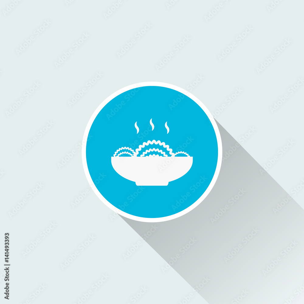 flat spaghetti icon flat spaghetti icon