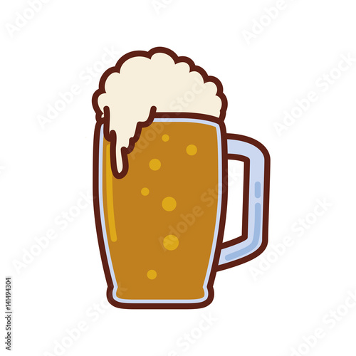 Beer and brewery icon vector illustration graphic design