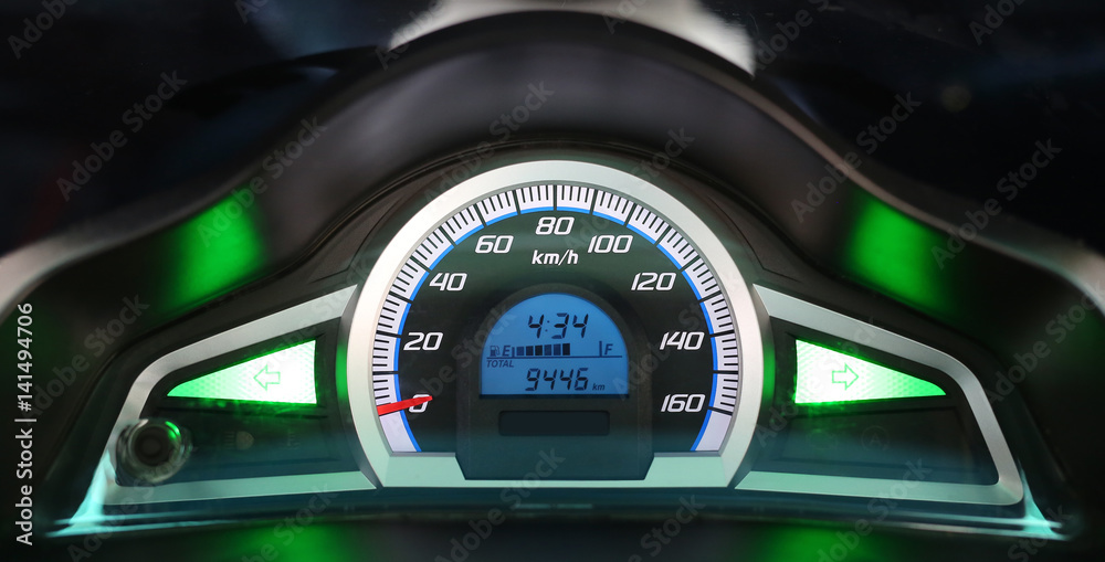 Obraz premium Speedometer Motorcycle