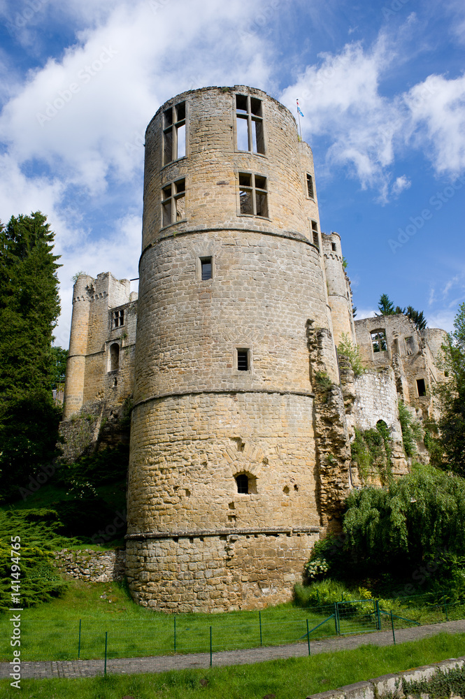 Het kasteel van Beaufort,Luxemburg