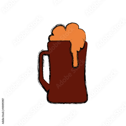 Beer and brewery icon vector illustration graphic design