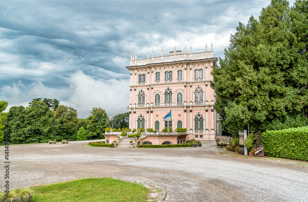 Villa Andrea Ponti in the complex of the ville Ponti in Varese, Lombardy, Italy