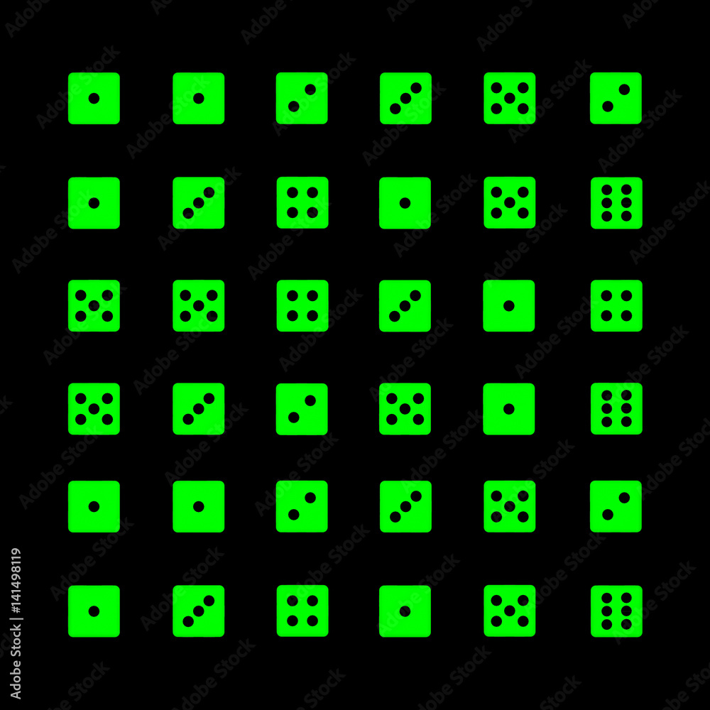 ILLUSTRATION OF ABSTRACT BACKGROUND OF PATTERN MADE WITH DICE ILLUSTRATION OF ABSTRACT BACKGROUND OF PATTERN MADE WITH DICE