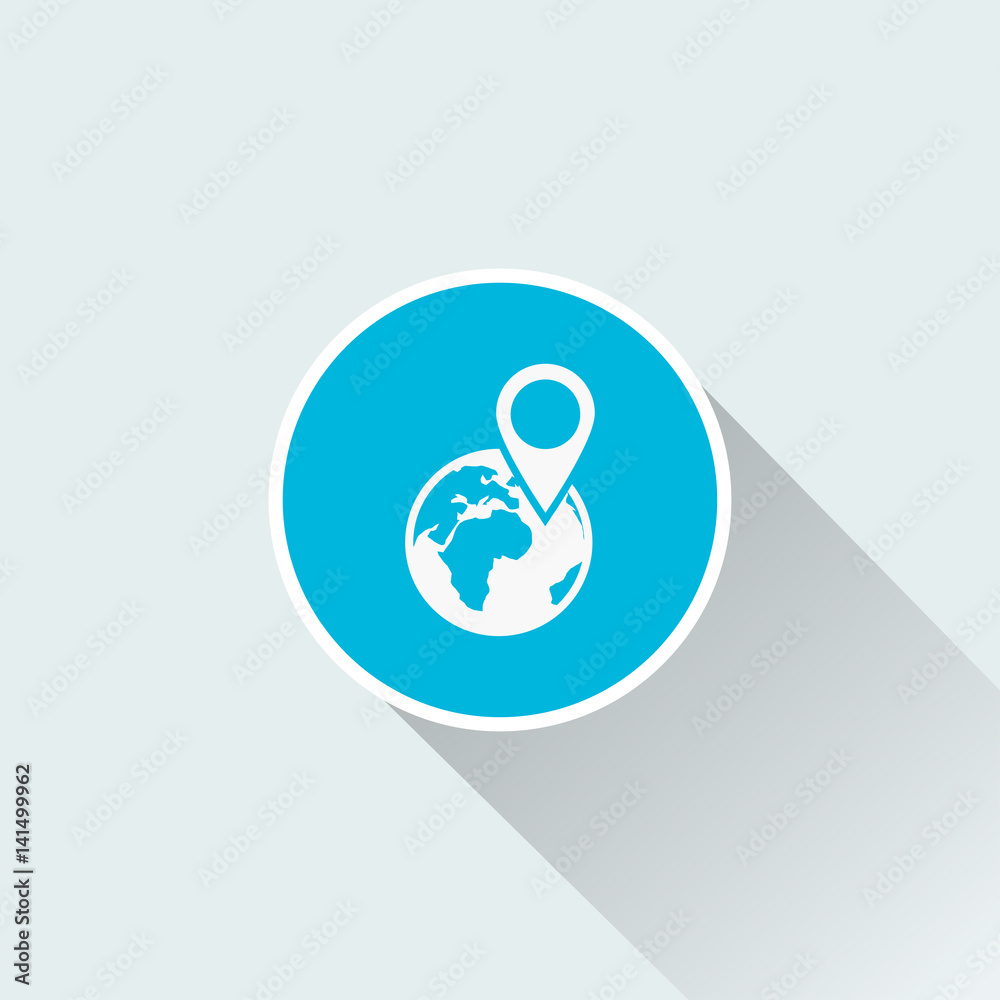 flat location icon flat location icon
