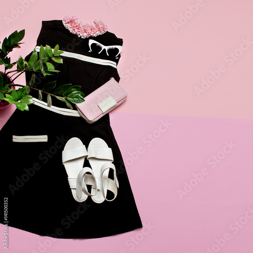 Fotografija Stylish female clothes set