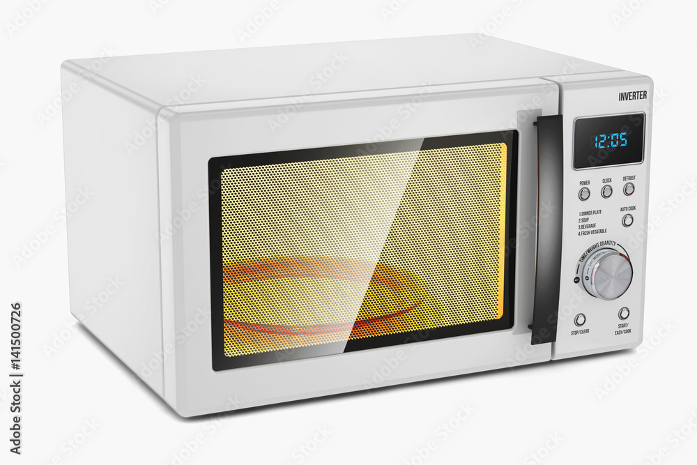 Obraz premium Microwave oven. Household appliance.