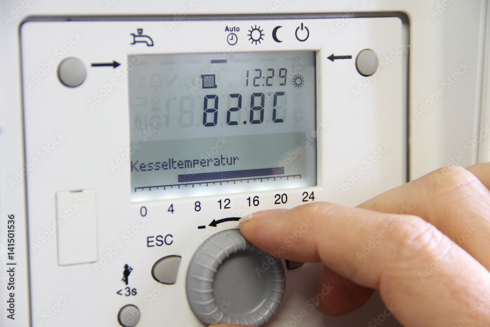 moderne Heizungsanlage einstellen moderne Heizungsanlage einstellen