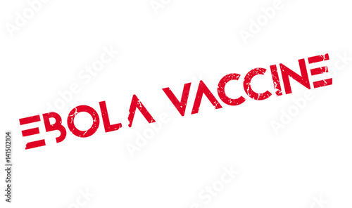 Ebola Vaccine rubber stamp. Grunge design with dust scratches. Effects can be easily removed for a clean, crisp look. Color is easily changed.