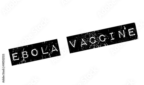 Ebola Vaccine rubber stamp. Grunge design with dust scratches. Effects can be easily removed for a clean, crisp look. Color is easily changed.
