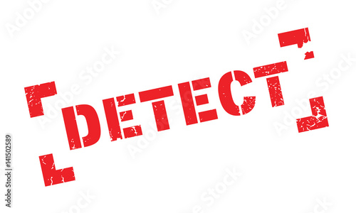 Detect rubber stamp. Grunge design with dust scratches. Effects can be easily removed for a clean, crisp look. Color is easily changed.