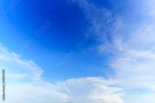 White clouds and blue sky background © PK4289
