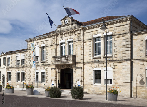 French Town Hall Mairie Le Bouscat, Bordeaux in France photo