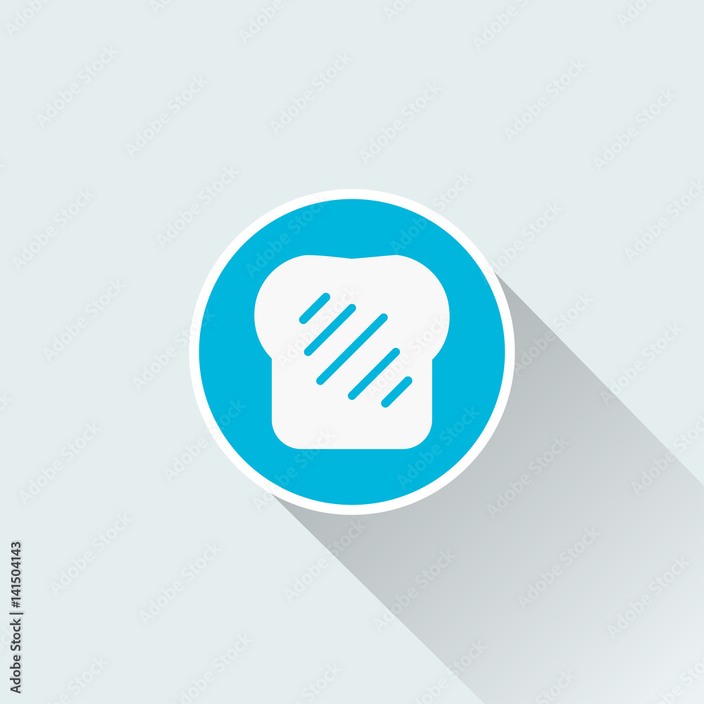 flat Bread icon flat Bread icon
