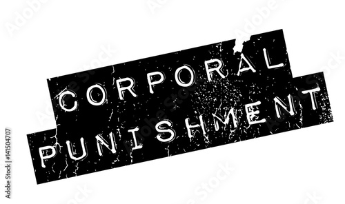Corporal Punishment rubber stamp. Grunge design with dust scratches. Effects can be easily removed for a clean, crisp look. Color is easily changed.
