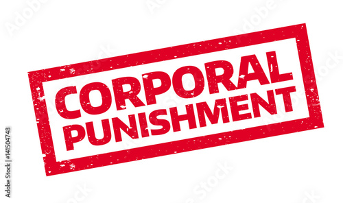 Corporal Punishment rubber stamp. Grunge design with dust scratches. Effects can be easily removed for a clean, crisp look. Color is easily changed.