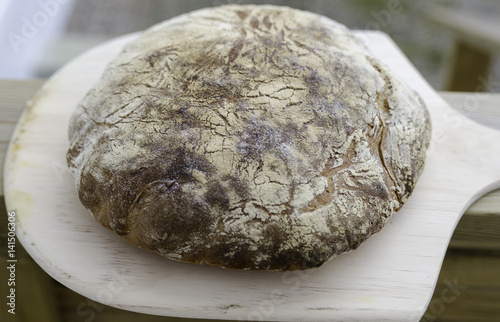 Foto one lovely home made bread ready to eat