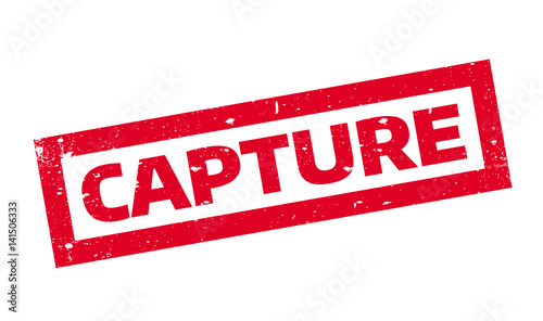 Capture rubber stamp. Grunge design with dust scratches. Effects can be easily removed for a clean, crisp look. Color is easily changed.