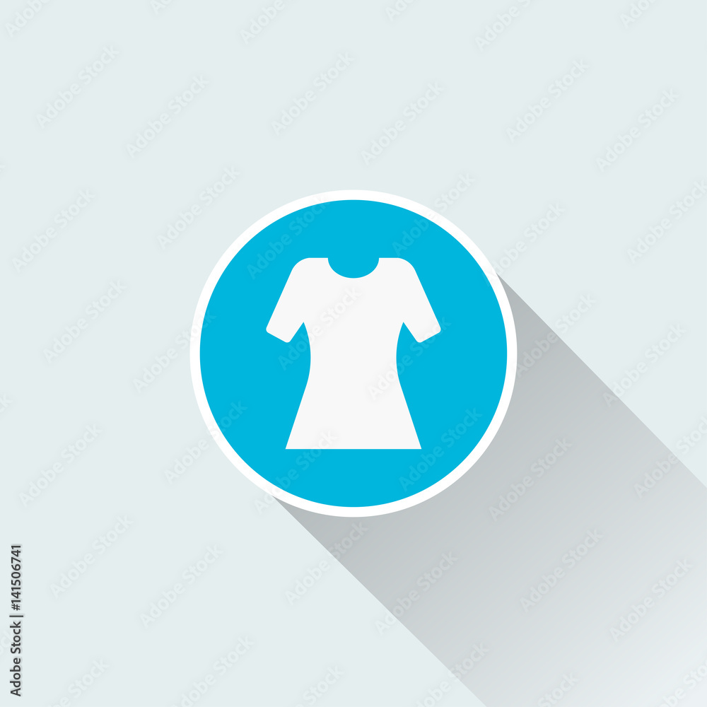 flat woman dress icon flat woman dress icon
