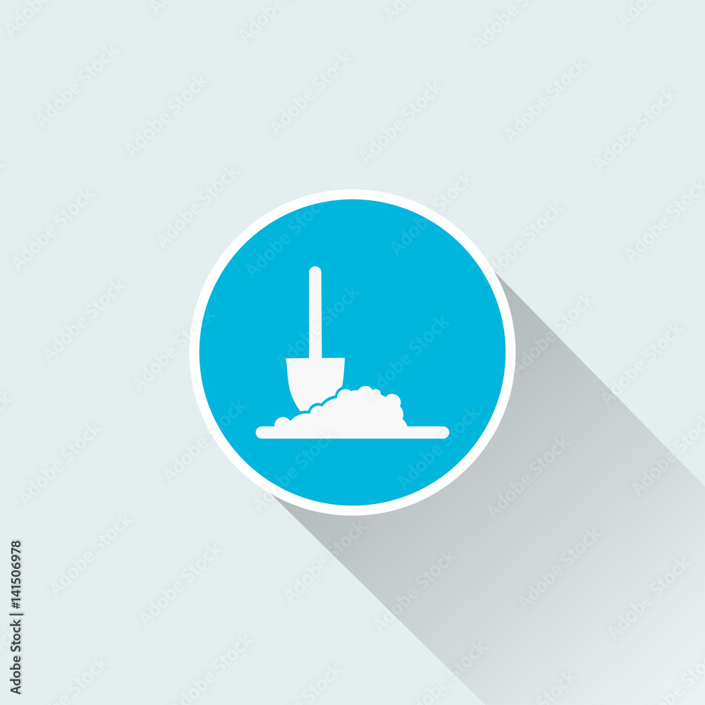 flat Shovel icon flat Shovel icon