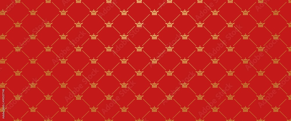 Red background. Royal wallpaper. Vector llustration Stock Vector | Adobe  Stock