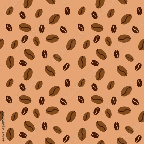 Seamless Pattern With Coffee Beans Over Color Background Vector Illustration Background For Cafe Bistro Restaurant Bars Menu Card Food And Drink Abstract Design Stock Vector Adobe Stock Seamless Pattern With Coffee Beans Over Color Background Vector Illustration Background For Cafe Bistro Restaurant Bars Menu Card Food And Drink Abstract Design Stock Vector Adobe Stock