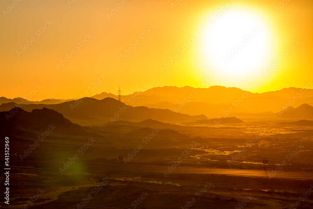 Desert at dawn