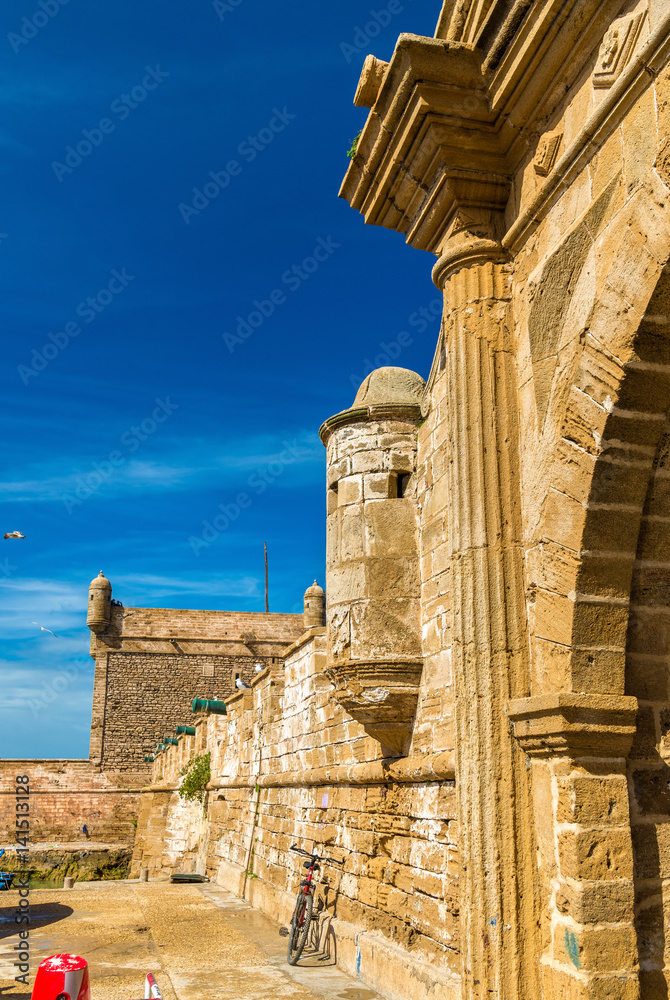 Harbour Gate, entrance to Essaouira from the port, Morocco