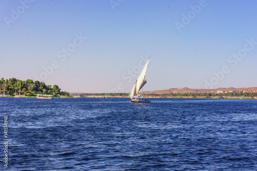 Nile river. Egyptian Nile