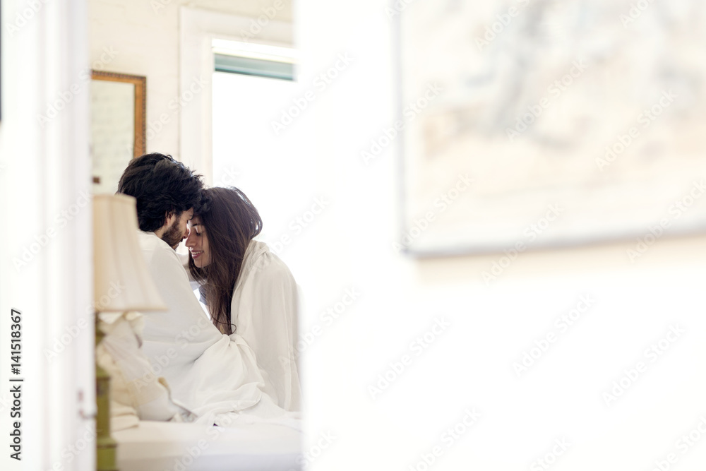 Loving couple in bed Loving couple in bed