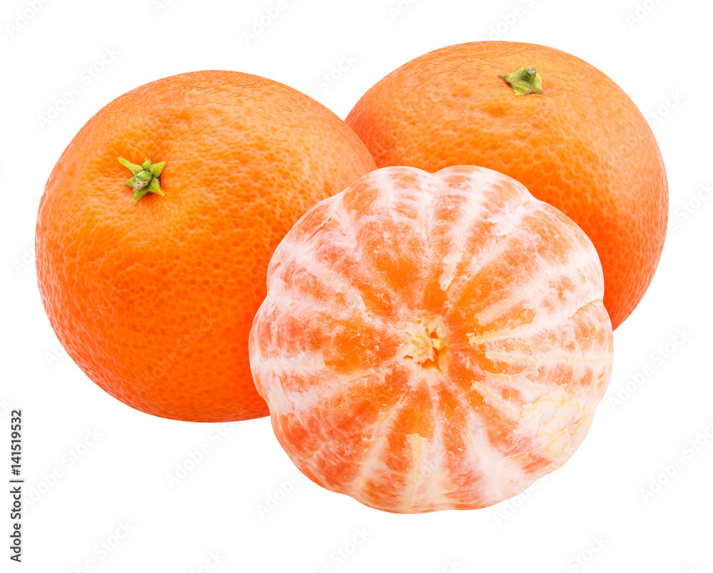 Mandarin orange fruit three Mandarin orange fruit three