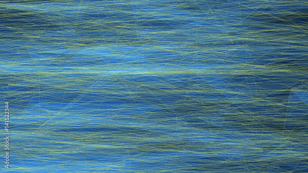 Obraz premium Abstract fractal background with yellow lines for design element.