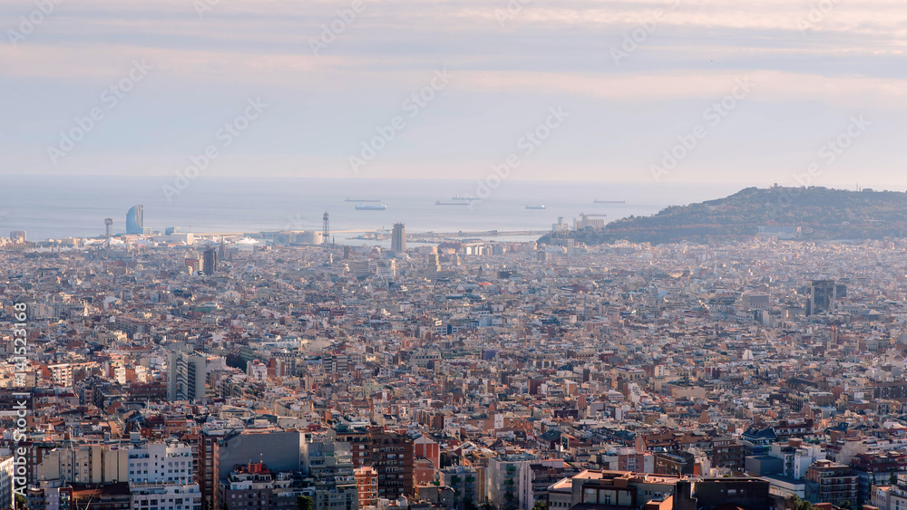 barcelona view from above
