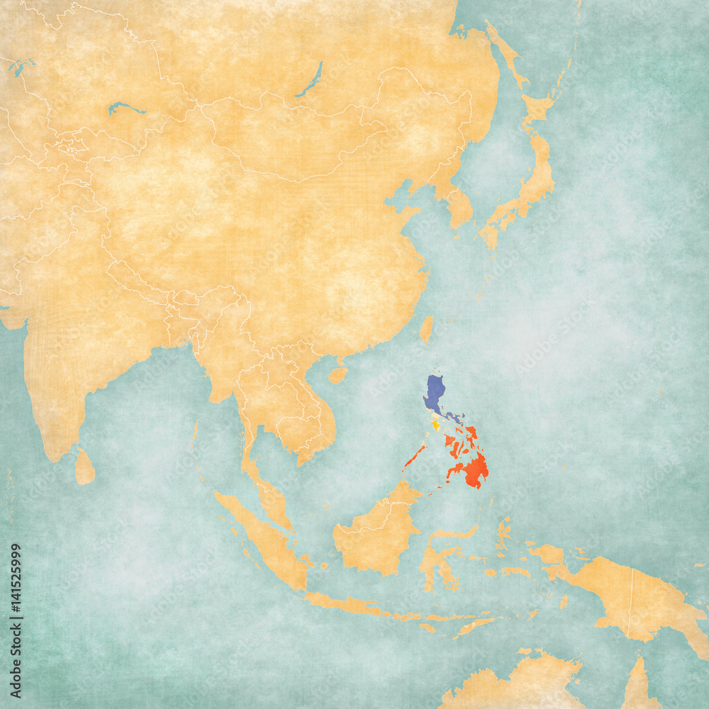 Map of East Asia - Philippines