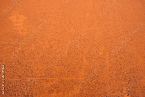 orange tent with dirt and scratches (texture background)