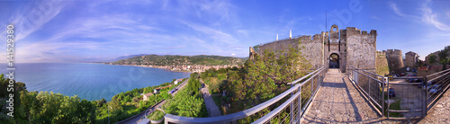 Agropoli, castello e panorama a 360* photo