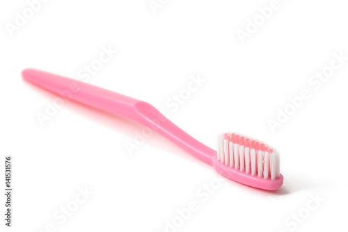 toothbrushes isolated on white