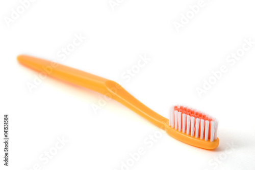 toothbrushes isolated on white