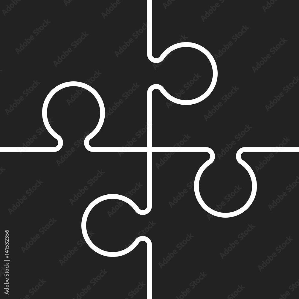 Puzzle icon. Flat vector illustration. Puzzle game sign symbol. Puzzle icon. Flat vector illustration. Puzzle game sign symbol.