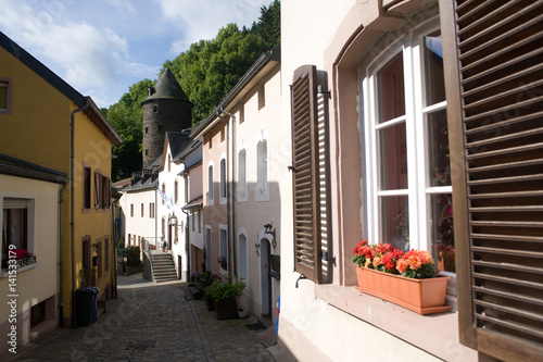 straatbeeld van Vianden,Luxemburg photo