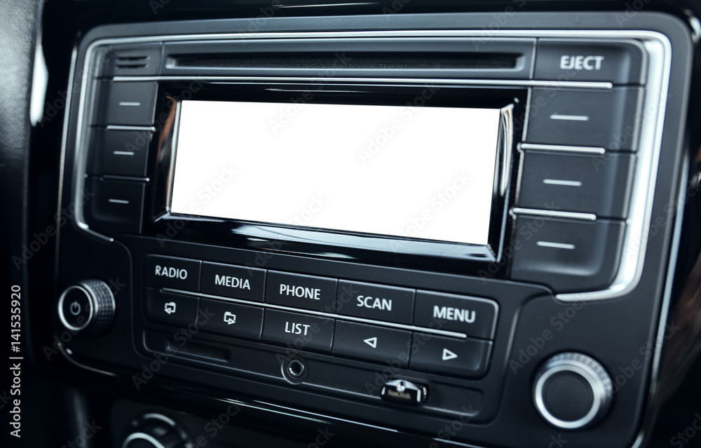 Fototapeta premium modern multimedia device cars