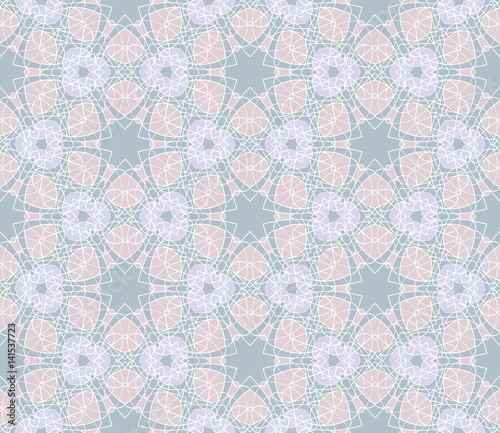 Delicate geometric seamless pattern. Vector background.