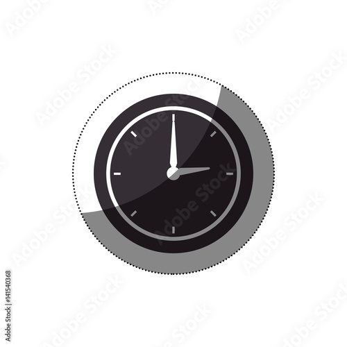 time clock isolated icon