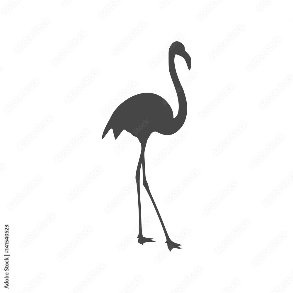 Fototapeta premium Flamingo Icon - Illustration