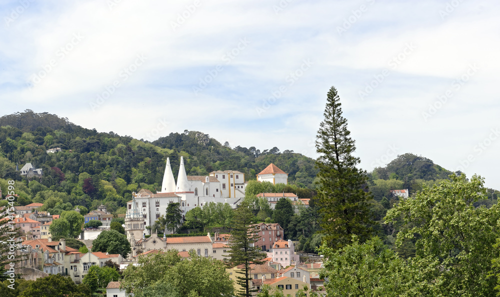 View of the popular scenic Sintra, Portigal