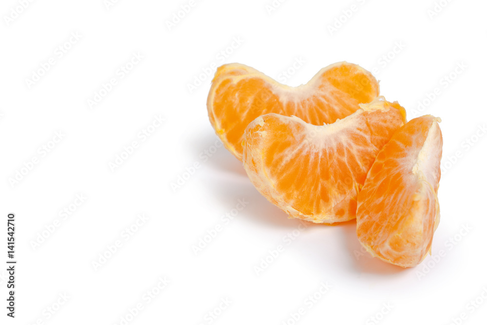 Mandarin isolated on white background Mandarin isolated on white background