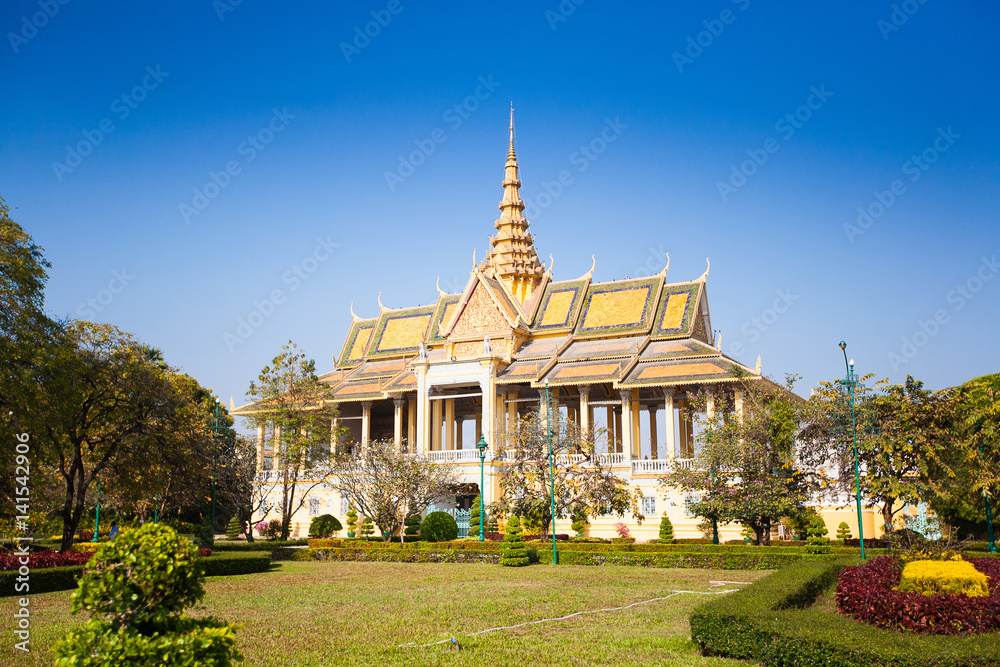 Naklejka premium Royal Palace in Phnom Penh